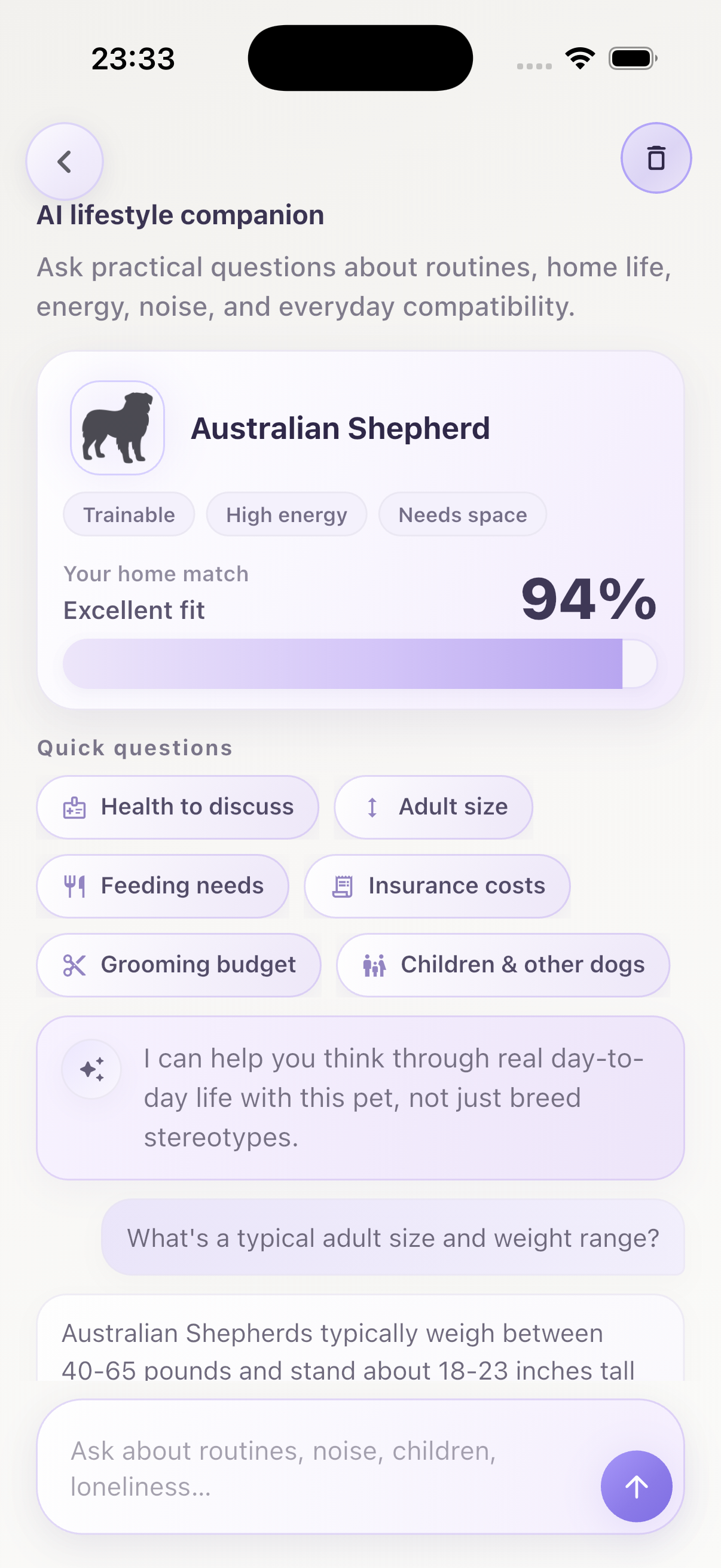 What?Pet AI chat